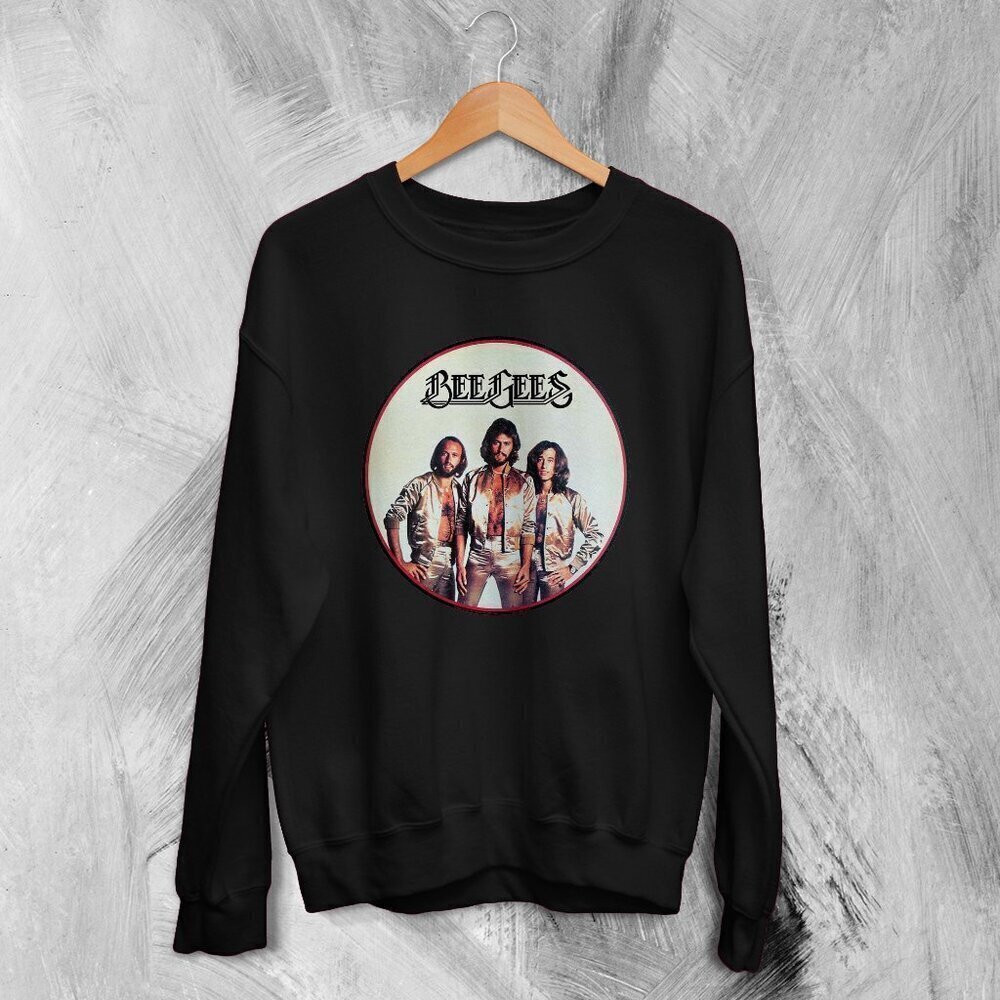 Bee Gees Sweatshirt Warm Ride Sweater 70s Gibb Disco Soft Rock